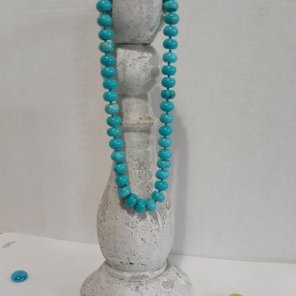 Vintage Chunky Anthropologie Turquoise Necklace